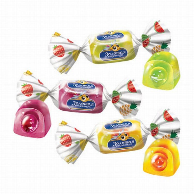 Želejas konfektes Zolotaja strekoza 0.5kg KDV (21.02.2026)  Krievija
