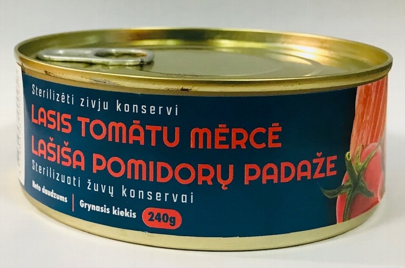 Lasis tomātu mērcē 240g SGK (ar attaisāmo)(17.02.2028) Latvija