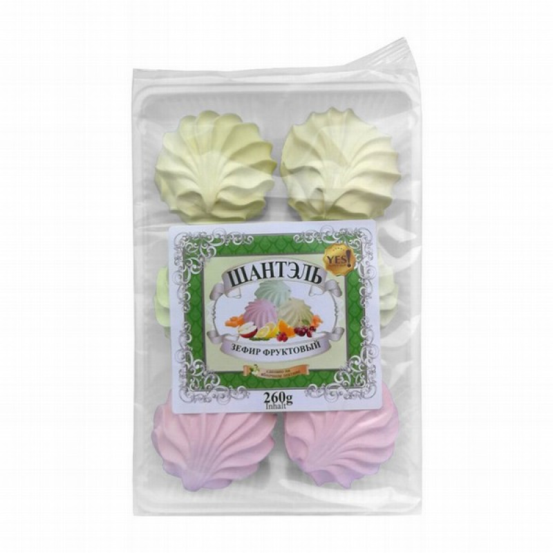 Zefīri Šanteļ Assorti 260g (16.04.26) Krievija
