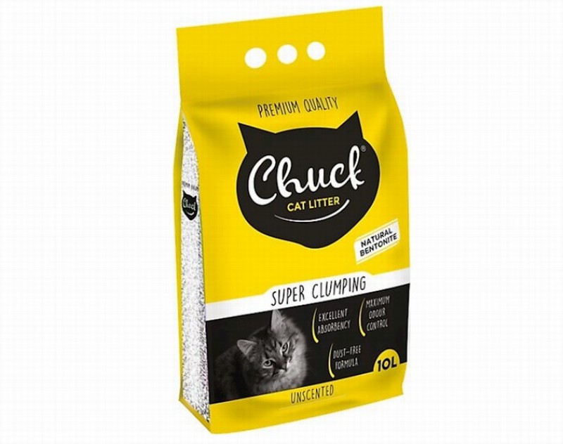 Smiltis kaķu tualetei Chuck cementējošas 5L Standart (2-4mm)