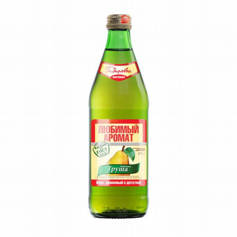 Limonāde Lubimij Aromat Bumbieru 0.45L stiklā RU  DEPOZĪTA maksa 0.10 eiro(21.08.25)