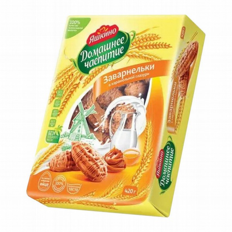 Cepumi Zavarneļki karameļu glazūra 420g 1/6 Krievija (19.02.26)