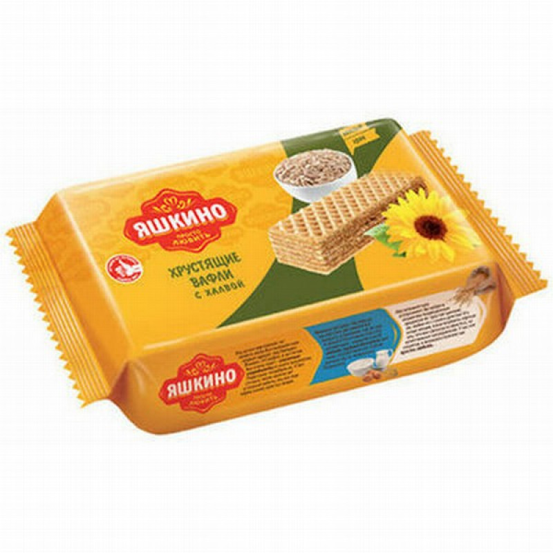 Vafeles Yaškino ar halvu 200g KDV 1/24 () Krievija