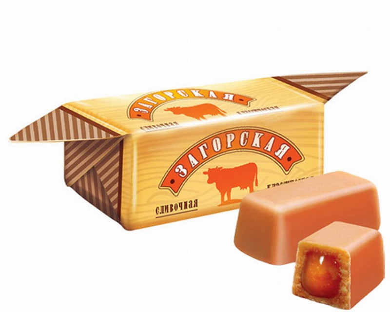 Konfektes Zagorskaja Slivočnaja 0.5kg KDV 1/12 (14.03.26) Krievija 