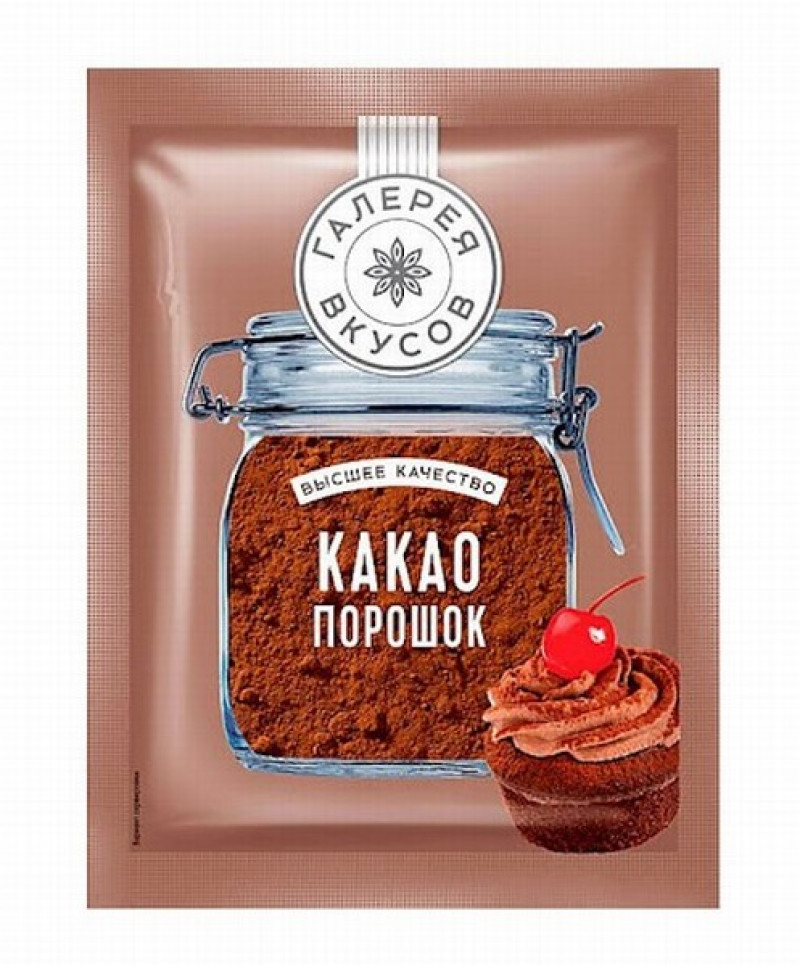 Kakao pulveris 100g Galerija Vkusov 1/16 (15.01.2027) Krievija